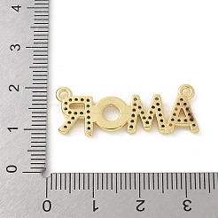 Brass Micro Pave Cubic Zirconia Pendants&nbsp;KK-P294-30G-02