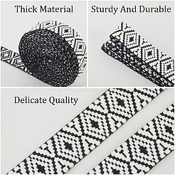 5 Yards Ethnic Style Polyester-cotton Ribbon&nbsp;DIY-CY0001-76A