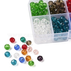 300Pcs 10 Colors Glass Beads Strands&nbsp;EGLA-YW0003-27