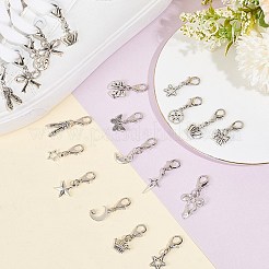 30Pcs 15 Styles Alloy Shoes Charms&nbsp;HJEW-CP00068