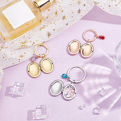 3Pcs Stainless Steel Locket Pendants&nbsp;KEYC-NB00032