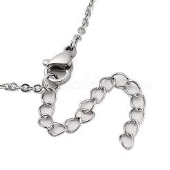 Brass Clear Cubic Zirconia Cable Chain Smiling Face Cloud Flower Pendant Necklaces&nbsp;NJEW-B100-06P
