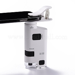 ABS Plastic LED Cell Phone Microscope Magnifier&nbsp;AJEW-M032-02P