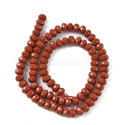 Natural Red Jasper Bead Strands&nbsp;G-D344-A09