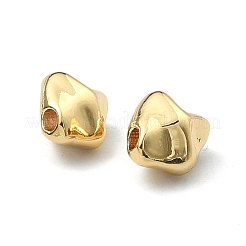 Rack Plating Brass Spacer Beads&nbsp;KK-B072-42G
