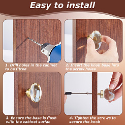 Glass Cabinet Door Knobs&nbsp;AJEW-WH0596-875