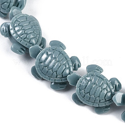 Synthetic Coral Carved Beads Strands&nbsp;CORA-L020-E-16