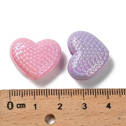 UV Plating Opaque Acrylic Beads&nbsp;OACR-D316-19