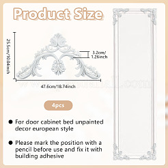 Flower PU Leather Carved Onlay Applique&nbsp;AJEW-WH0696-649B