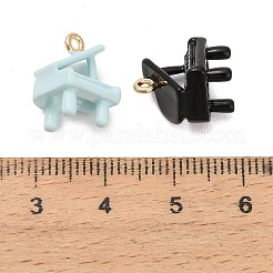 Alloy Enamel Pendants&nbsp;ENAM-A014-03G