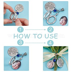 Alloy Locket Pendant&nbsp;HJEW-WR00002