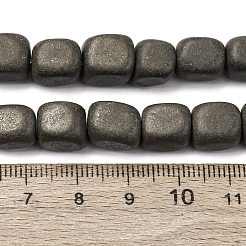 Natural Pyrite Beads Strands&nbsp;G-B155-D12
