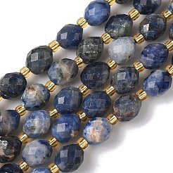 Natural Sodalite Beads Strands&nbsp;G-F809-A19-01A