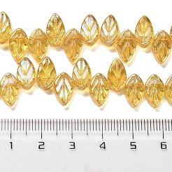 Electroplate Glass Beads Strands&nbsp;EGLA-B004-02A-AB01