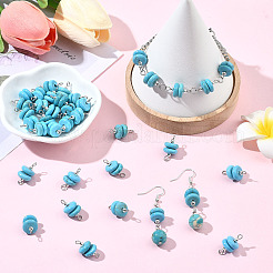 40Pcs Natural Magnesite Pendants&nbsp;PALLOY-SW00129