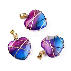 Lampwork Pendants&nbsp;GLAA-T023-05L