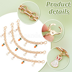 Alloy Enamel Pendant Purse Chains&nbsp;AJEW-AB00098