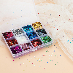 48G 12 Colors Laser PET Nail Sequins Care Decoration&nbsp;MRMJ-OC0003-51