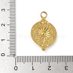 304 Stainless Steel Rhinestone Pendants&nbsp;STAS-I322-27G-06