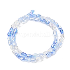 Electroplated Glass Beads Strands&nbsp;EGLA-P067-02A-03