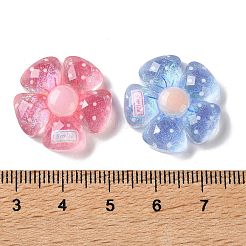 Transparent Resin Cabochons&nbsp;RESI-F078-03