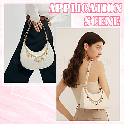 2Pcs 2 Styles Brass Bag Decorative Chains&nbsp;PURS-SC0001-03