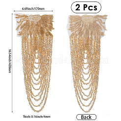 Fashionable Polyester Tassel Epaulettes&nbsp;FIND-WH20012-75B