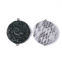 Polymer Clay Rhinestone Links connectors&nbsp;RB-T013-08C