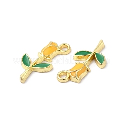Eco-friendly Alloy Enamel Pendants&nbsp;PALLOY-M212-21G