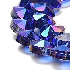 Electroplate Glass Beads Strands&nbsp;EGLA-B004-01A-AB03