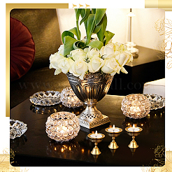 20Pcs Brass Candle Holders&nbsp;AJEW-WA0004-42