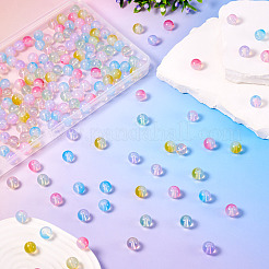 8Bags 8 Colors Transparent Czech Glass Beads&nbsp;GLAA-TA0002-48