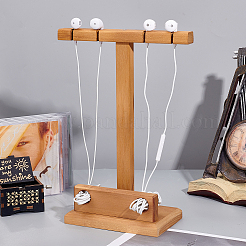Bamboo Cable Cord Display Stands&nbsp;ODIS-WH0027-019
