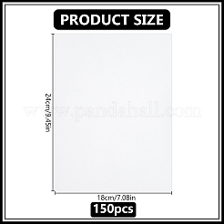 150Pcs Rectangle Ironing Paper used for DIY Fuse Beads&nbsp;DIY-BC0016-82