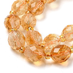 Heated Natural Citrine Beads Strands&nbsp;G-N342-44