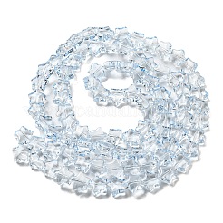 Baking Paint Transparent Glass Beads Strands&nbsp;X1-DGLA-A07-T8mm-KD05