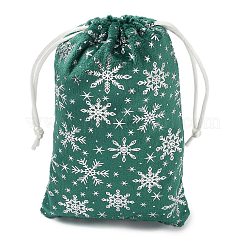 Silver Stamping Christmas Velvet Storage Bags&nbsp;ABAG-Q053-01B-02F
