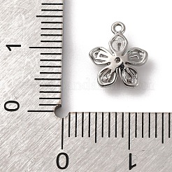 Brass Micro Pave Cubic Zirconia Charms&nbsp;LS-KK-D371-04E-P