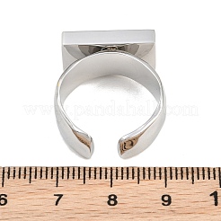 304 Stainless Steel Cuff Open Rings&nbsp;SA-CBA065A-08P