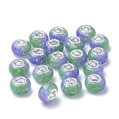 Crackle Resin European Beads&nbsp;RPDL-S013-01