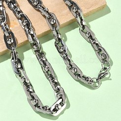 201 Stainless Steel Chain Necklaces & Chain Bracelets&nbsp;SJEW-G087-03P