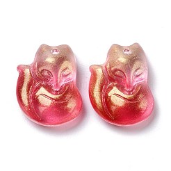 Electroplate Glass Cabochons&nbsp;EGLA-D007-04C