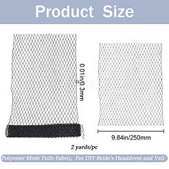Big Eye Mesh Polyester Organza Veil&nbsp;DIY-WH0028-94A