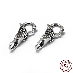 Thailand 925 Sterling Silver Lobster Claw Clasps&nbsp;STER-L057-007AS