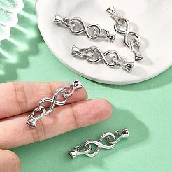 SHEGRACE Infinity Brass Fold Over Clasps&nbsp;XGRQ58794-791P-1
