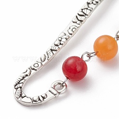 Tibetan Style Alloy Bookmarks for Halloween's Day&nbsp;AJEW-JK00165-04