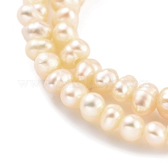 Natural Cultured Freshwater Pearl Beads Strands&nbsp;PEAR-C003-06D