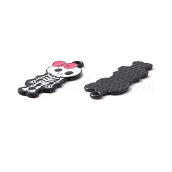 Halloween Alloy Enamel Pendants&nbsp;ENAM-B048-01B