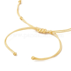 Synthetic Cherry Quartz Glass Round Beads Braided Bead Bracelets for Women&nbsp;BJEW-JB11980