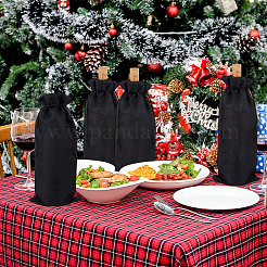 Burlap Wine Bottle Packaging Pouches&nbsp;ABAG-WH20013-12G